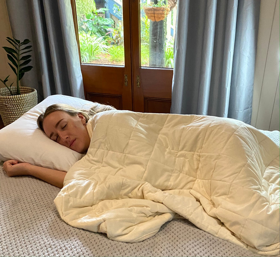 Weighted Blanket - Vanilla Cream (152cm x 203cm)