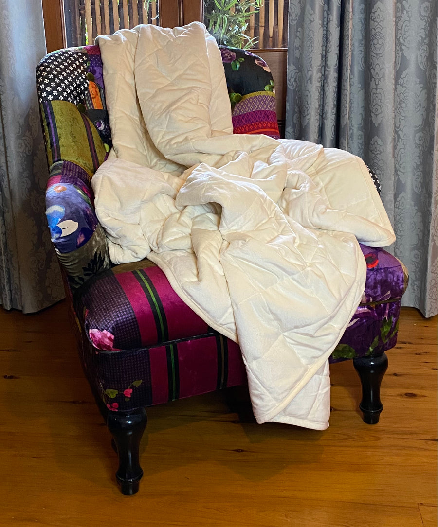 Weighted Blanket - Vanilla Cream (152cm x 203cm)