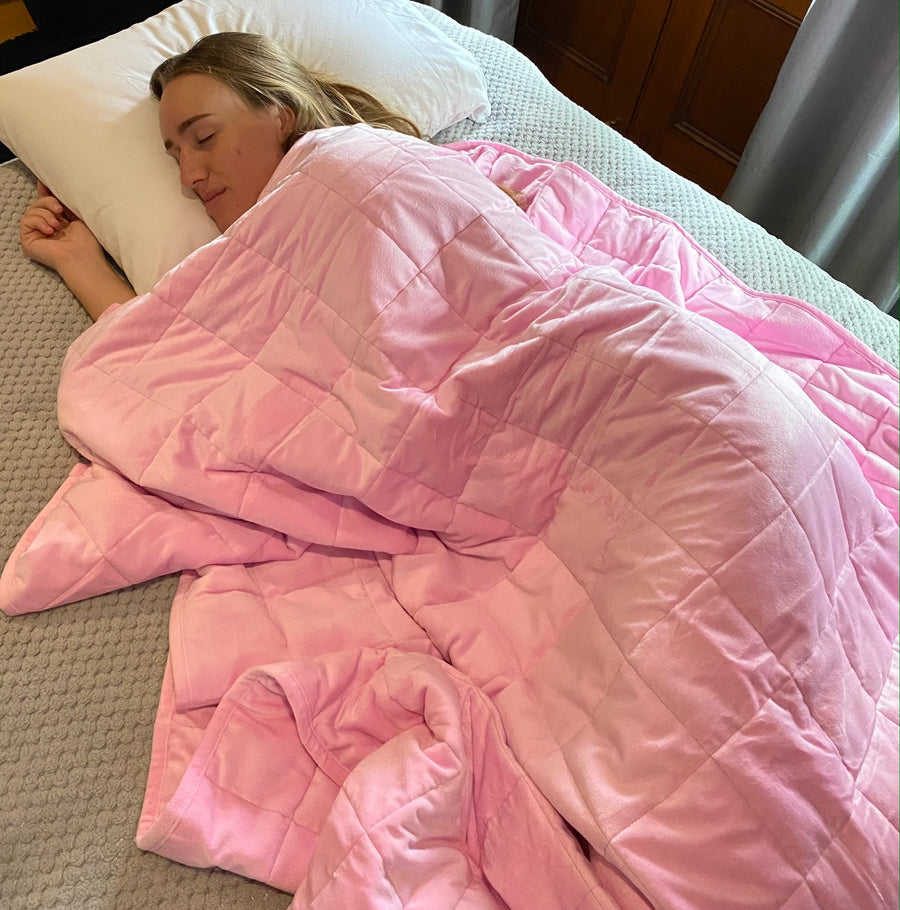 Weighted Blanket - Flamingo Pink (152cm x 203cm)