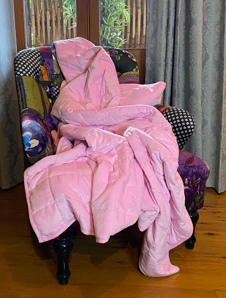 Weighted Blanket - Flamingo Pink (152cm x 203cm)