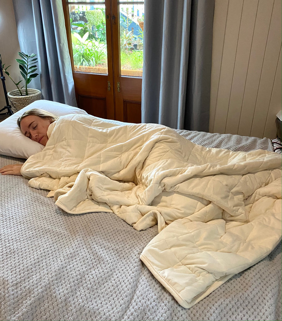 Weighted Blanket - Vanilla Cream (152cm x 203cm)