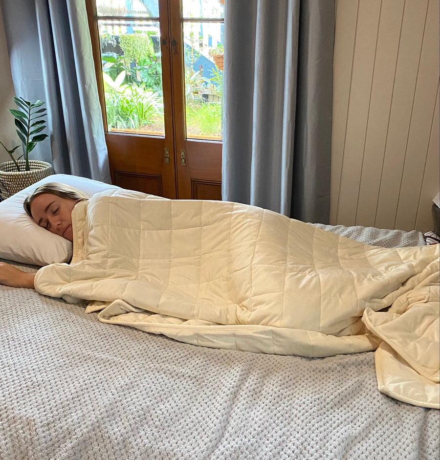 Weighted Blanket - Vanilla Cream (152cm x 203cm)