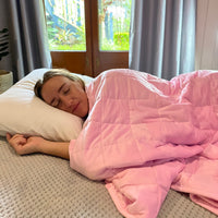 Weighted Blanket - Flamingo Pink (152cm x 203cm)